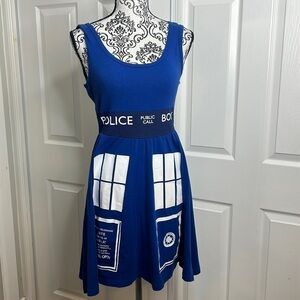 Dr Who Whoville Police Box Blue Dress Co Play Dress Up S Police Box